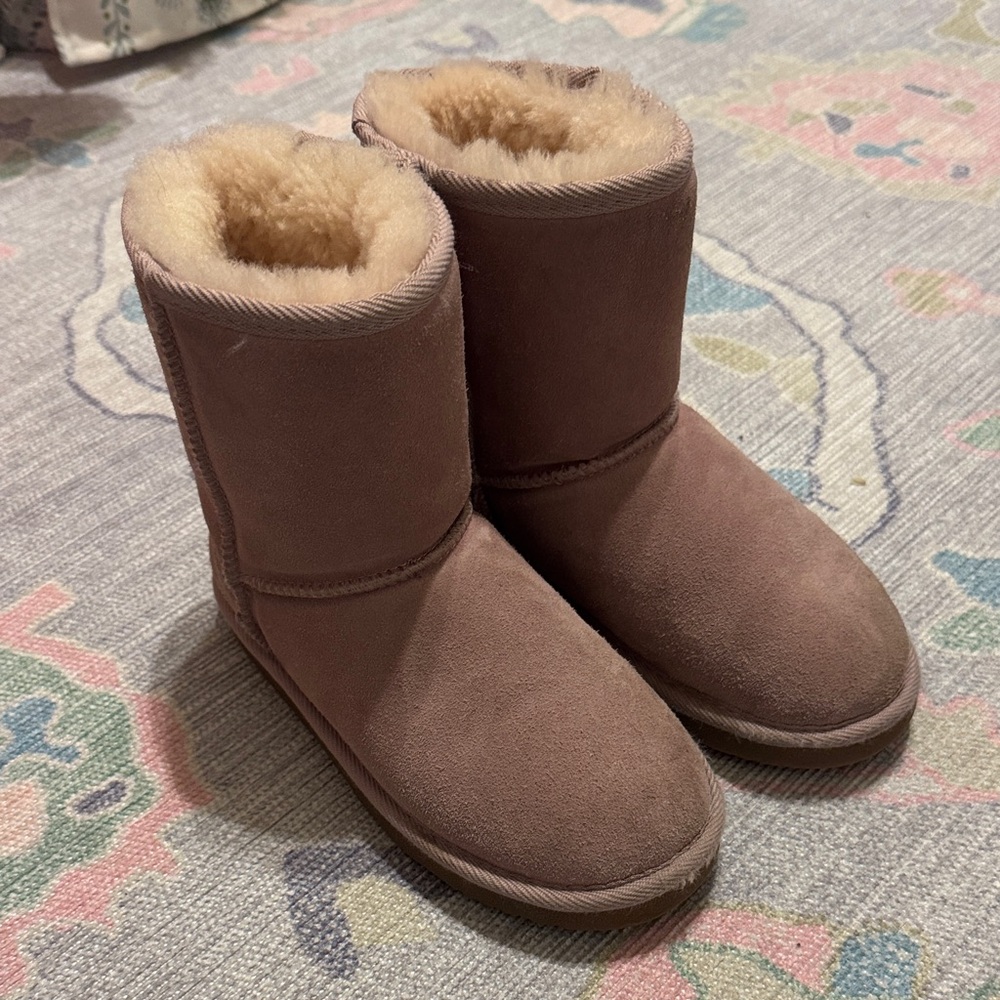 Dream Pairs Tan Shearling-Lined Boots
